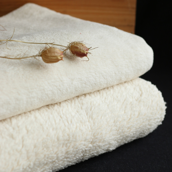 Billy - Fausse fourrure / Moumoute / Sherpa 100% coton BIO non blanchi écru 2