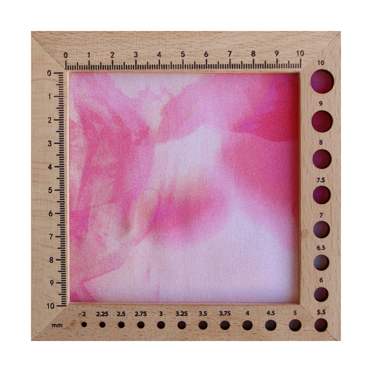 Loralie - Coton satiné à imprimé fleuri abstrait rose