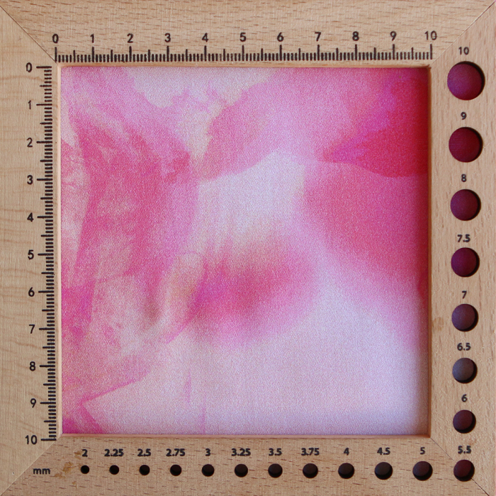 Loralie - Coton satiné à imprimé fleuri abstrait rose