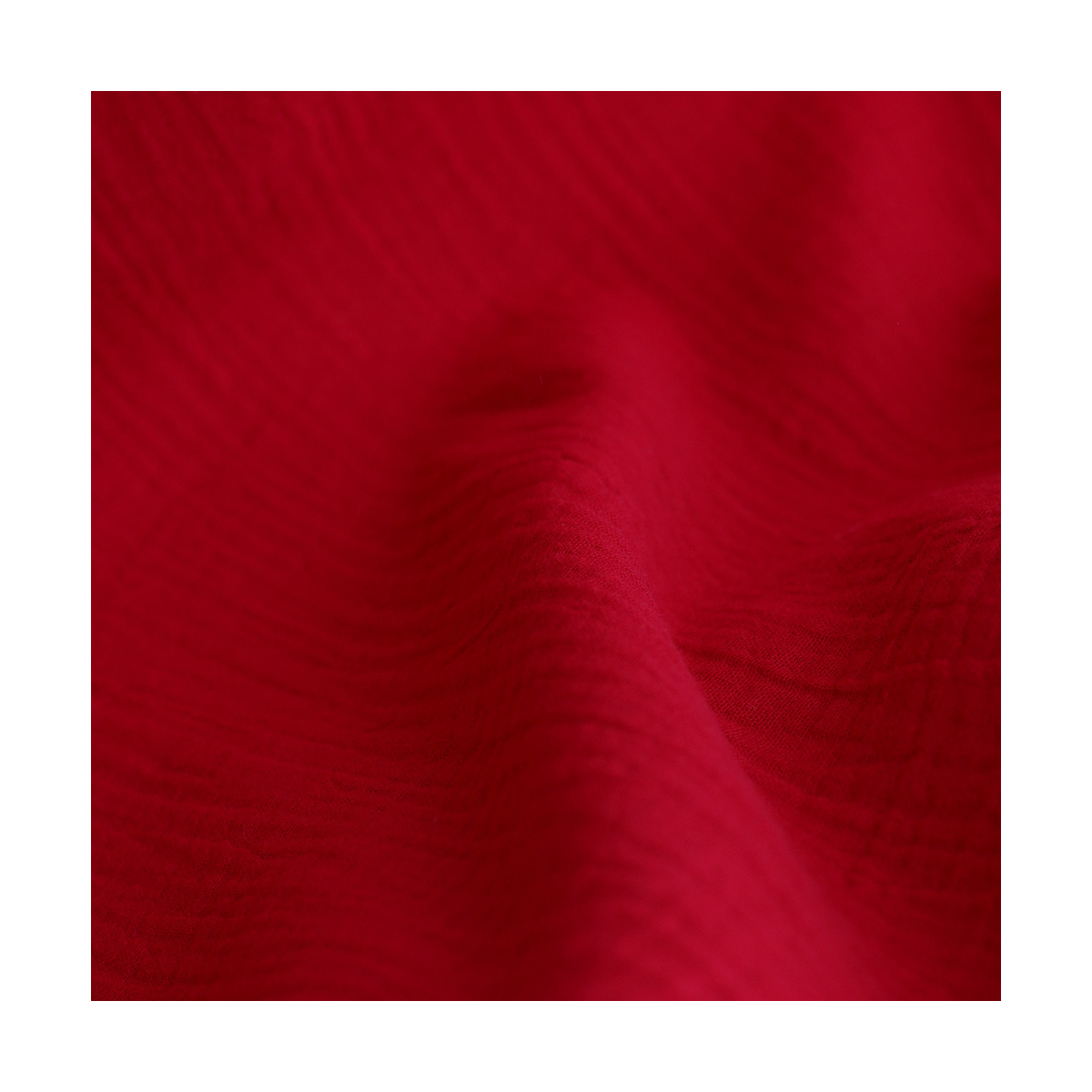 copy of Double gaze de coton unie jaune citron