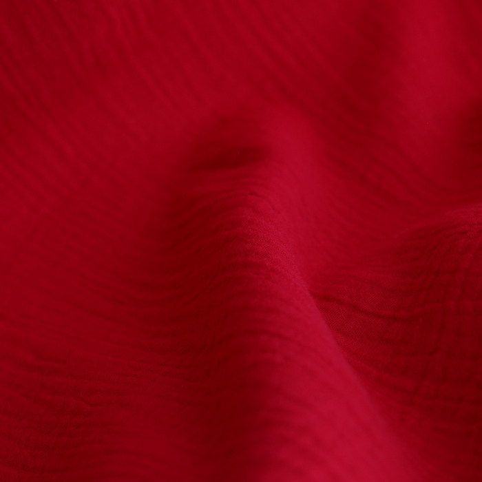 copy of Double gaze de coton unie jaune citron