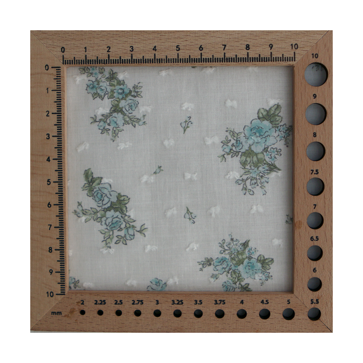 copy of Coline - Plumetis de coton imprimé fleuri menthe et rose