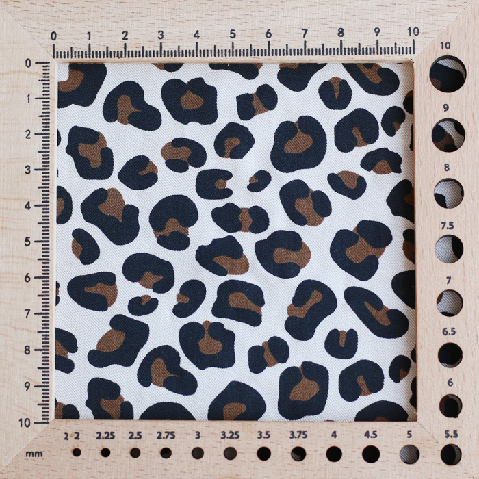 Lea - Viscose écru imprimé exclusif Graou