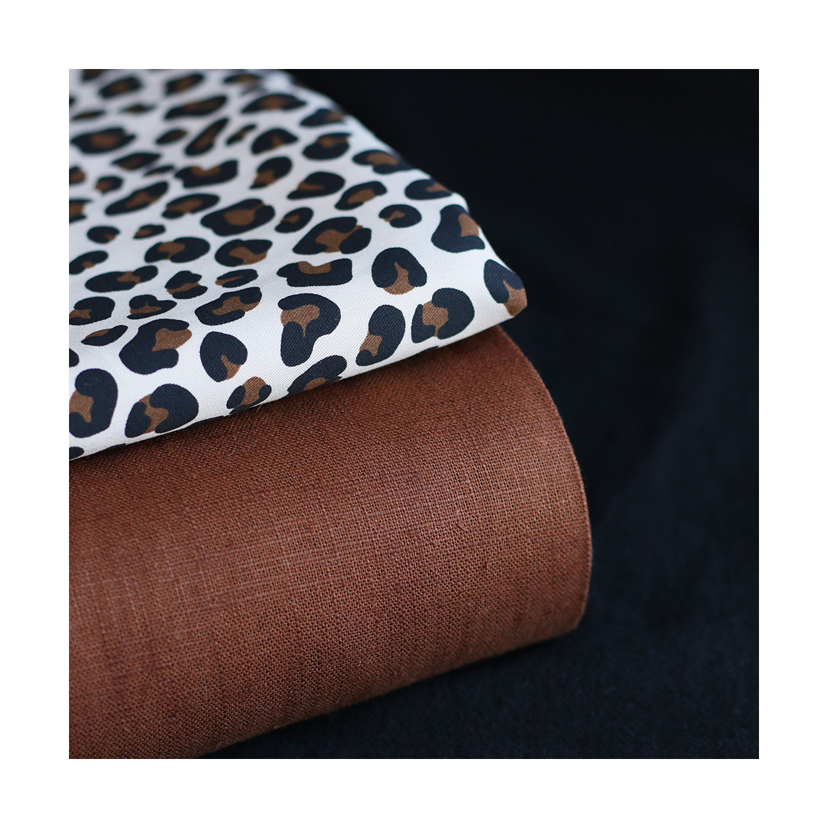 Lea - Viscose écru imprimé exclusif Graou