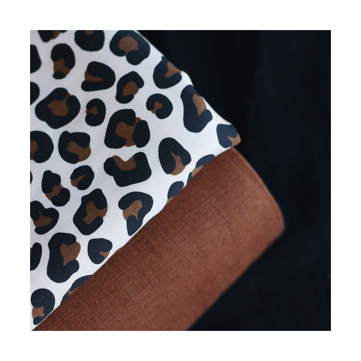 Lea - Viscose écru imprimé exclusif Graou