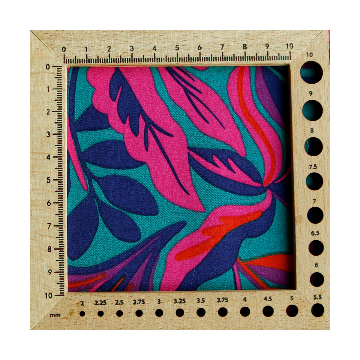 Nerida - Coton satiné Nerida Hansen à imprimé fleuri pétrole et fuschia