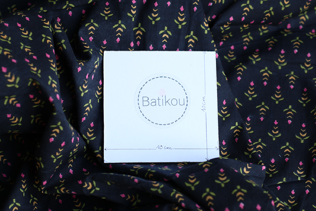 copy of Tissu indien coton hand block traditionnel