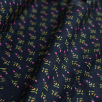 Tissu indien coton hand block traditionnel