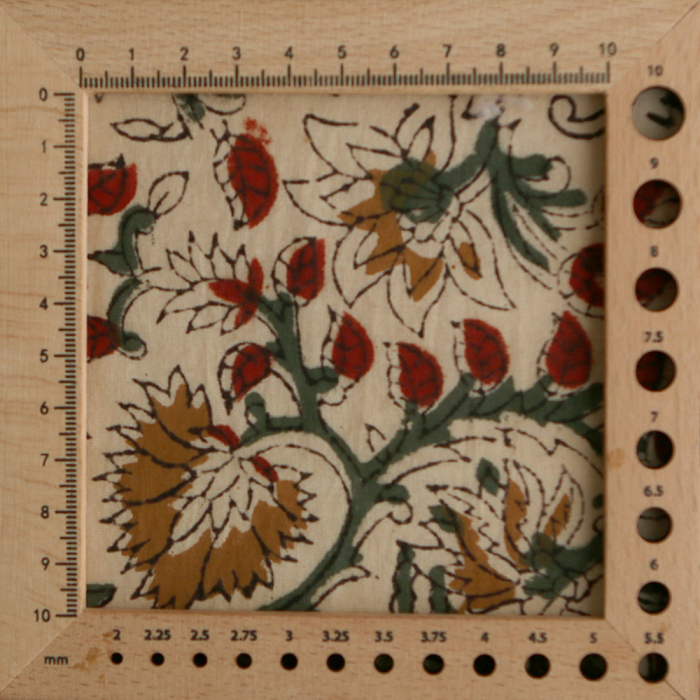 Nisha - Tissu indien coton hand block traditionnel