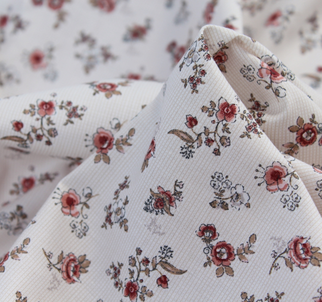 Emma - Batiste de coton BIO imprimé romantique vintage exclusif 2