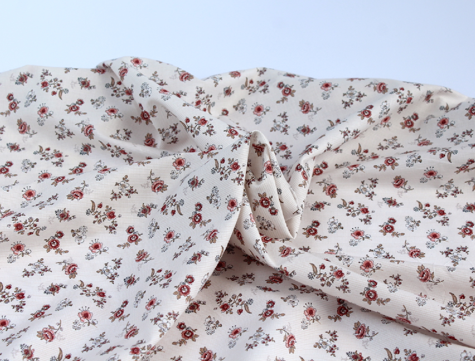 Emma - Batiste de coton BIO imprimé romantique vintage exclusif