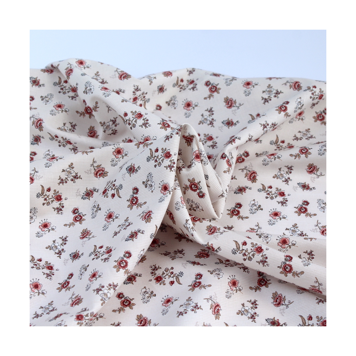 Emma - Batiste de coton BIO imprimé romantique vintage exclusif