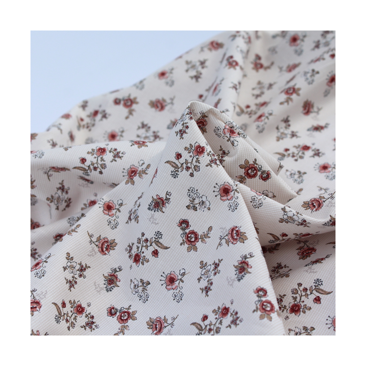 Emma - Batiste de coton BIO imprimé romantique vintage exclusif