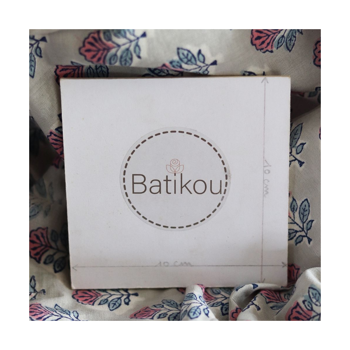 Abila B - Tissu indien coton hand block traditionnel