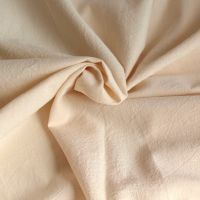 Coton lavé bio coloris vanille