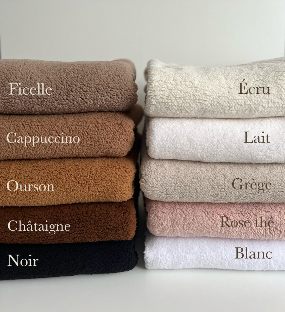 Teddy / moumoute bouclé coloris lait