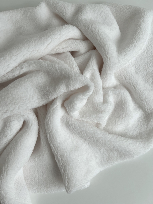 Teddy / moumoute bouclé coloris lait