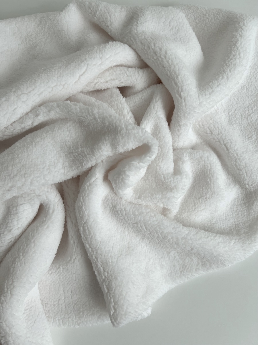 Teddy / moumoute bouclé coloris lait