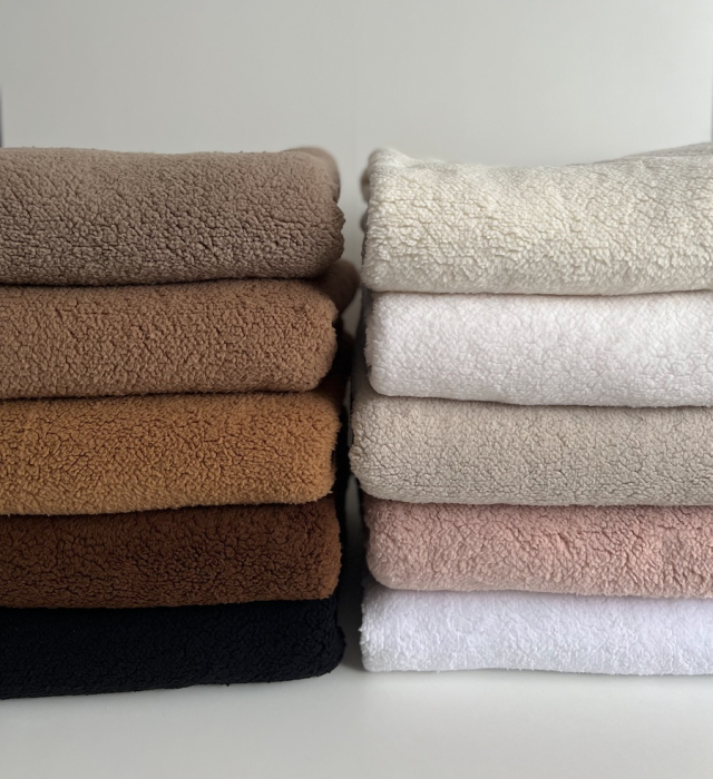 Teddy / moumoute bouclé coloris lait