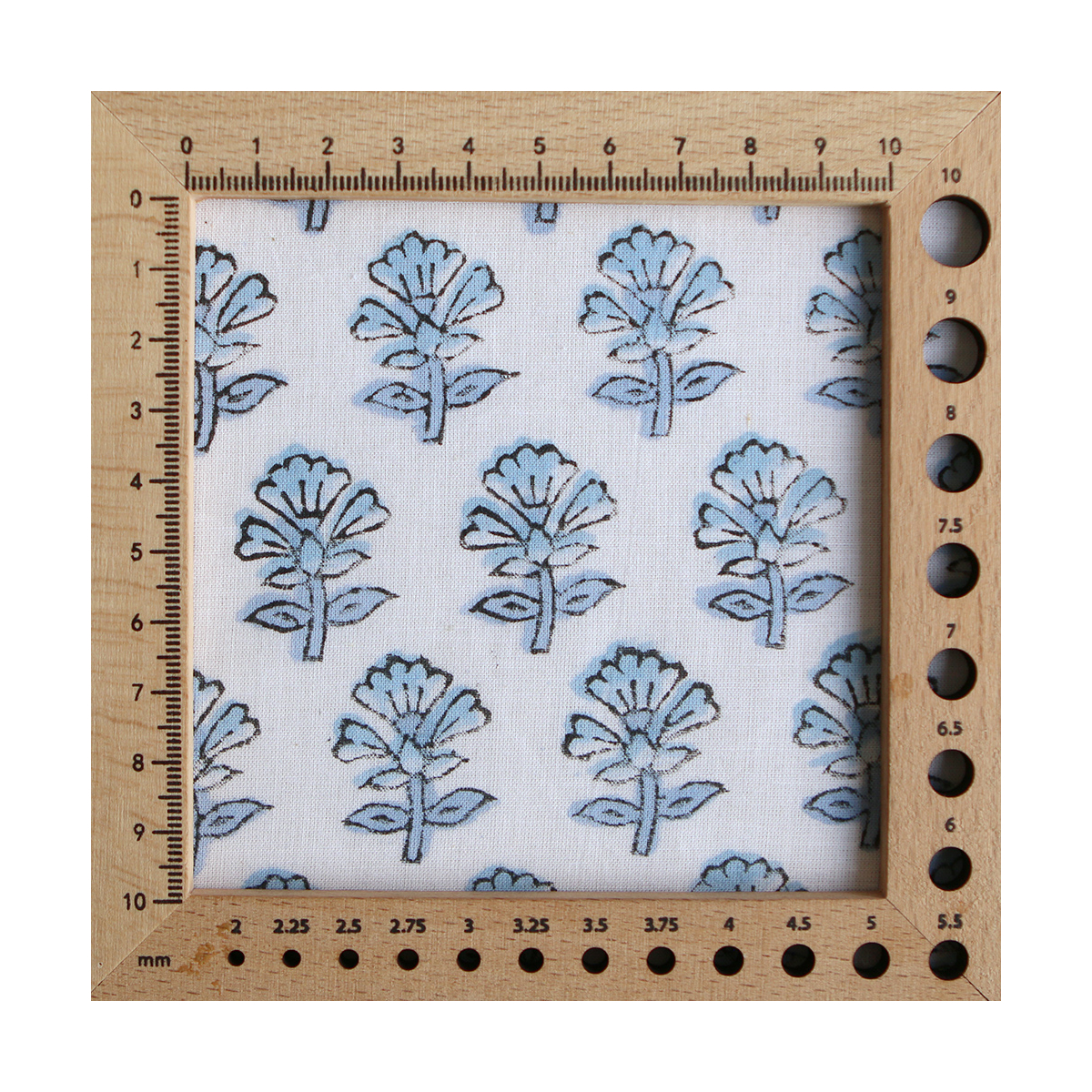 Amayra B - Tissu indien coton hand block traditionnel