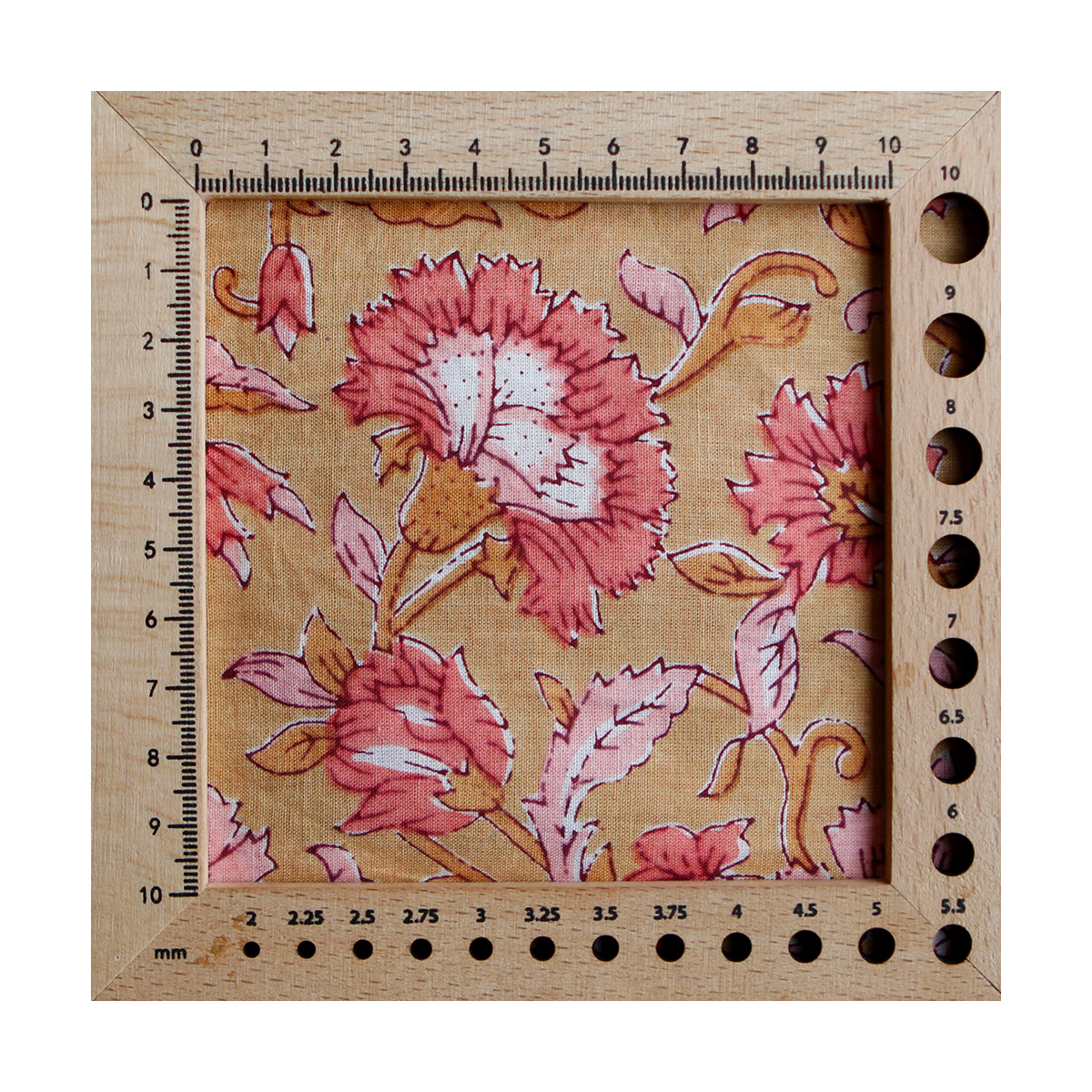 Tissu indien coton hand block traditionnel