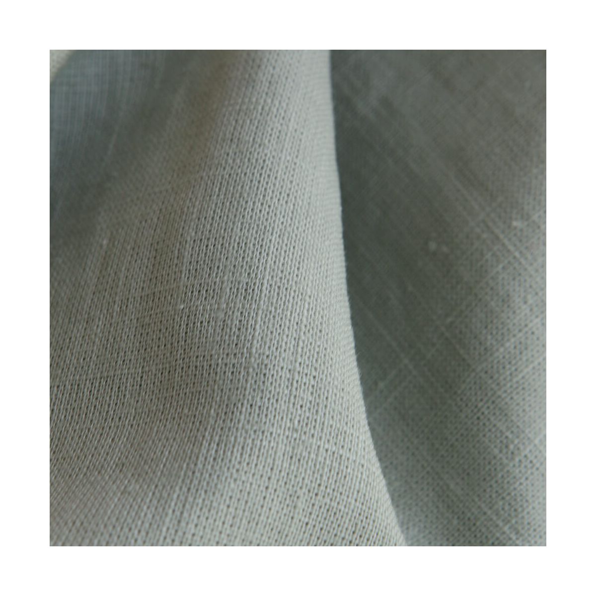 Lin lavé fin coloris vert amande tendre