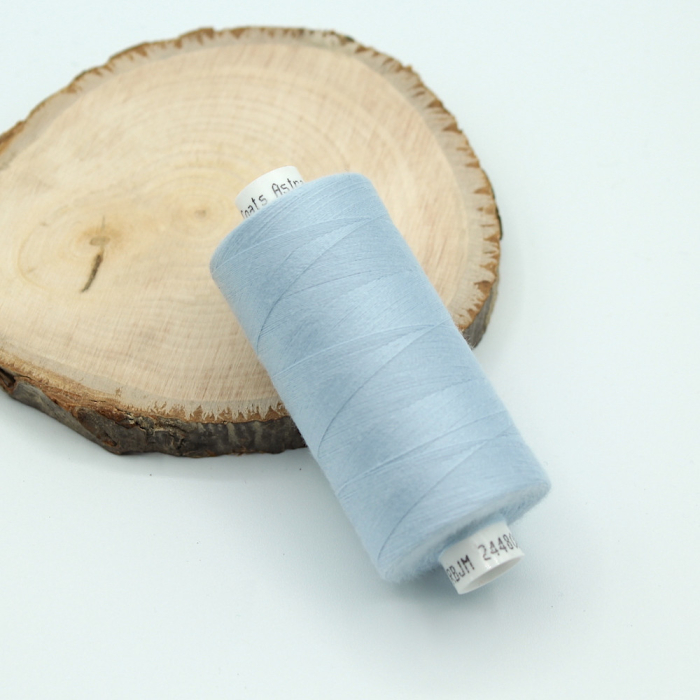 Fil à coudre Coats Coloris bleu tendre