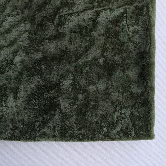 Eponge bambou / coton doudou coloris vert olive