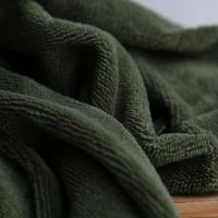 Eponge bambou / coton doudou coloris vert olive