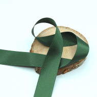 Ruban satin 25mm x1m vert cèdre