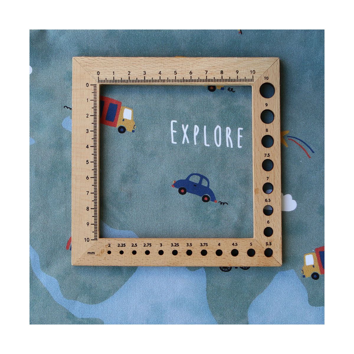 copie de Popeline de coton imprimé fleurs vert et jaune