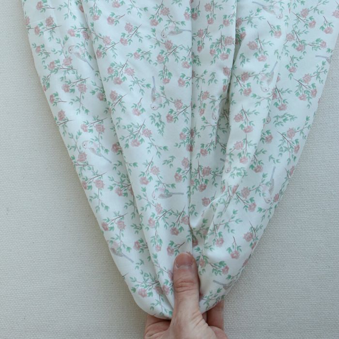 Azura - Batiste de coton douce à imprimé fleuri & oiseaux