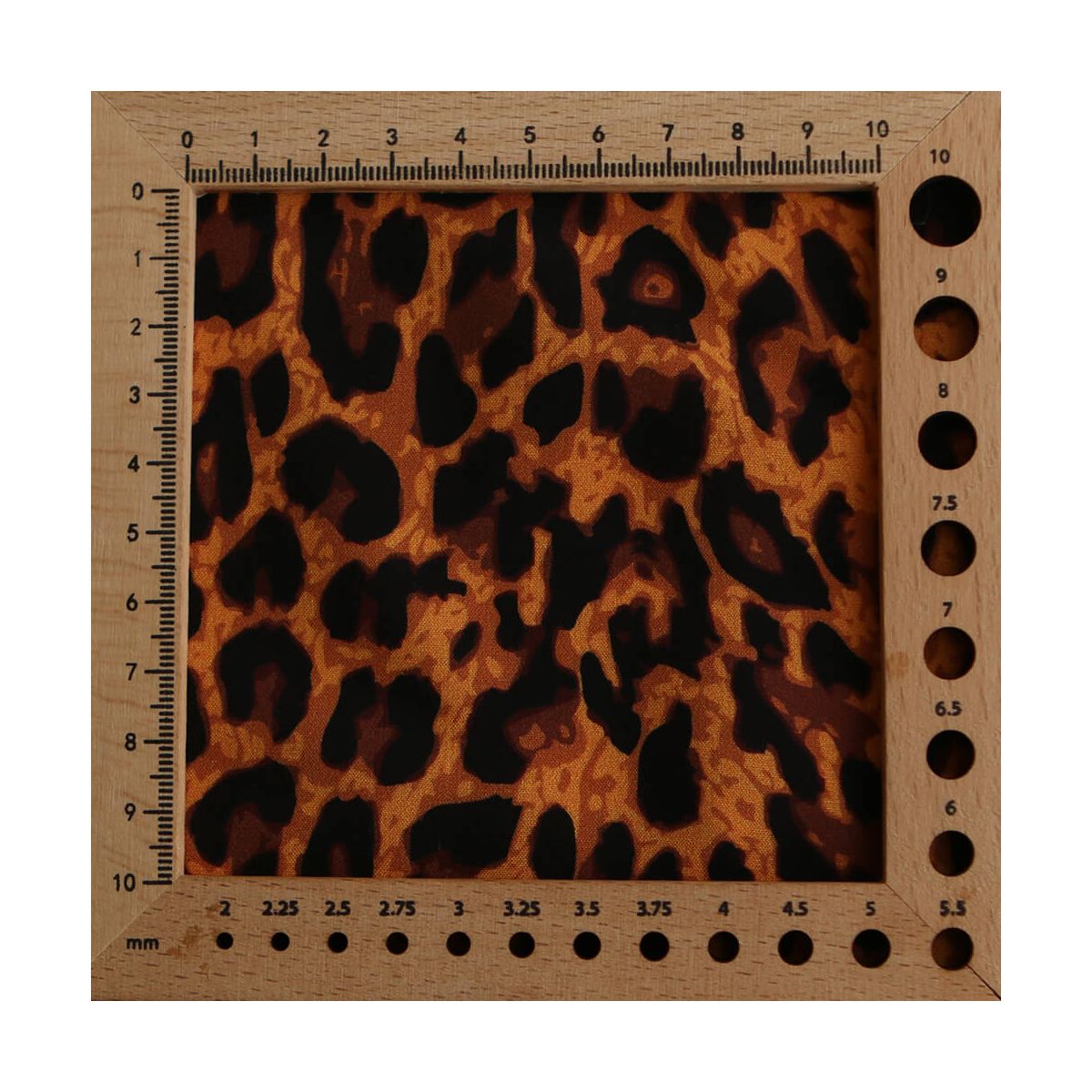 Viscose Ecovero imprimé léopard Graou coloris feu