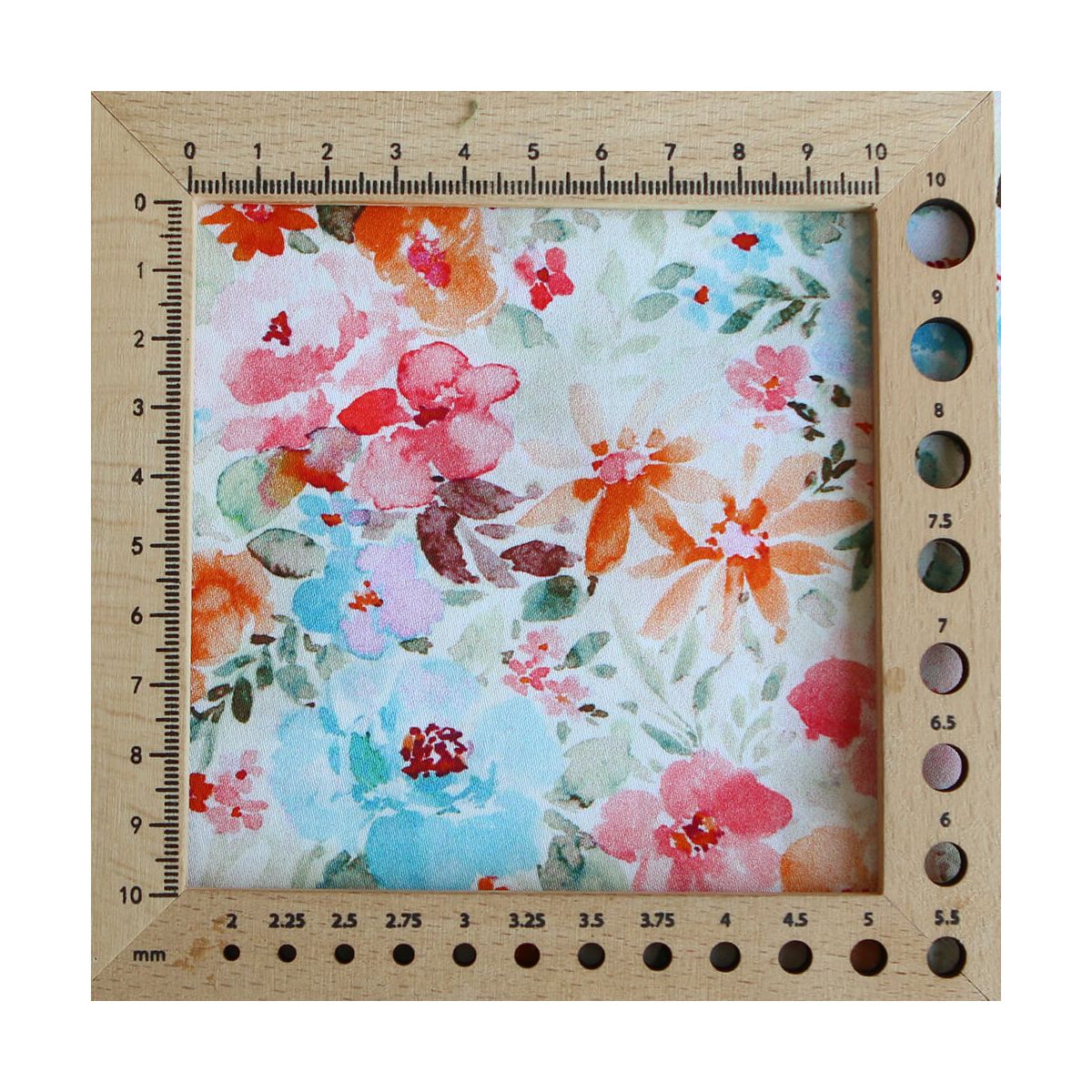 Suzon - Batiste de coton douce à imprimé fleuri aquarelle