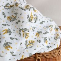 Mimosa - Double gaze de coton BIO motif exclusif