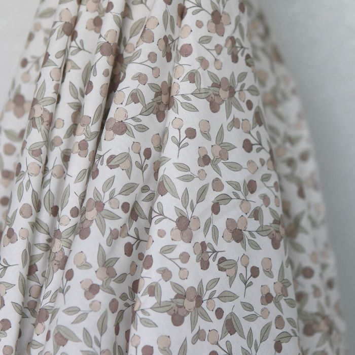 Hind Full - Batiste de coton Silkyne BIO imprimé exclusif nature