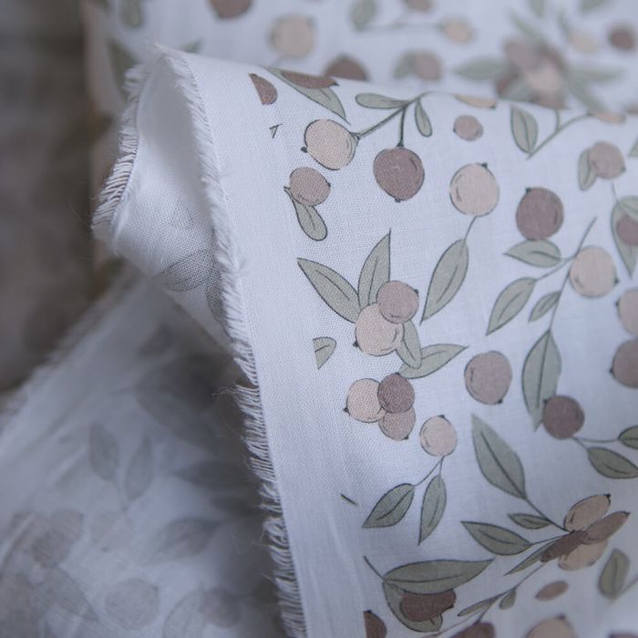 Hind Full - Batiste de coton Silkyne BIO imprimé exclusif nature