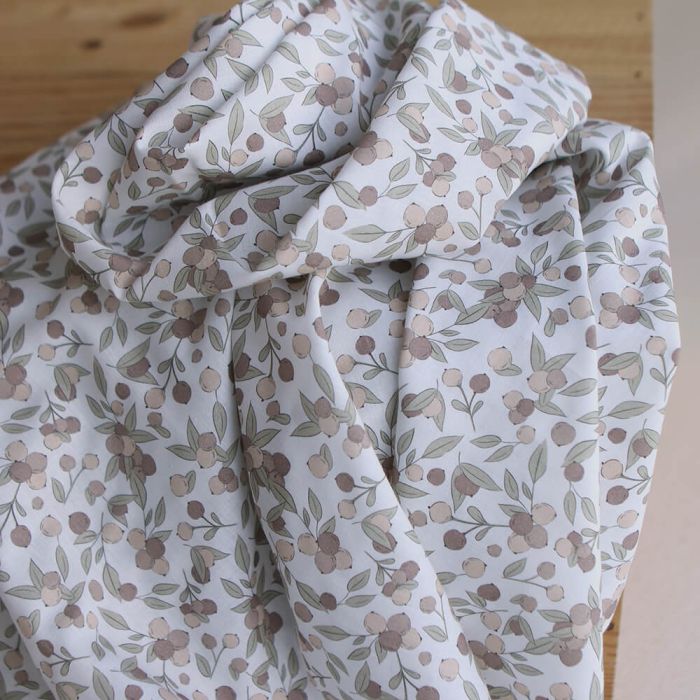 Hind Full - Batiste de coton Silkyne BIO imprimé exclusif nature