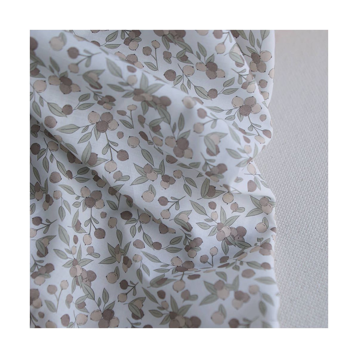Hind Full - Batiste de coton Silkyne BIO imprimé exclusif nature