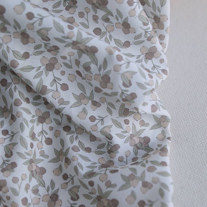 Hind Full - Batiste de coton Silkyne BIO imprimé exclusif nature