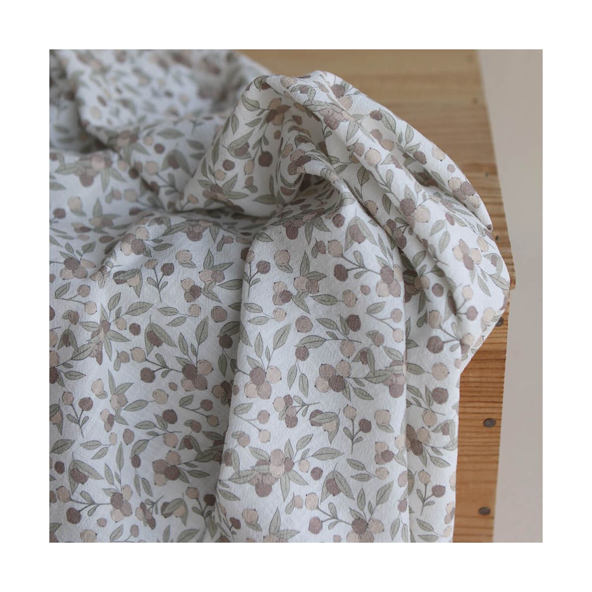 Hind full - Coton lavé bio motif exclusif nautre
