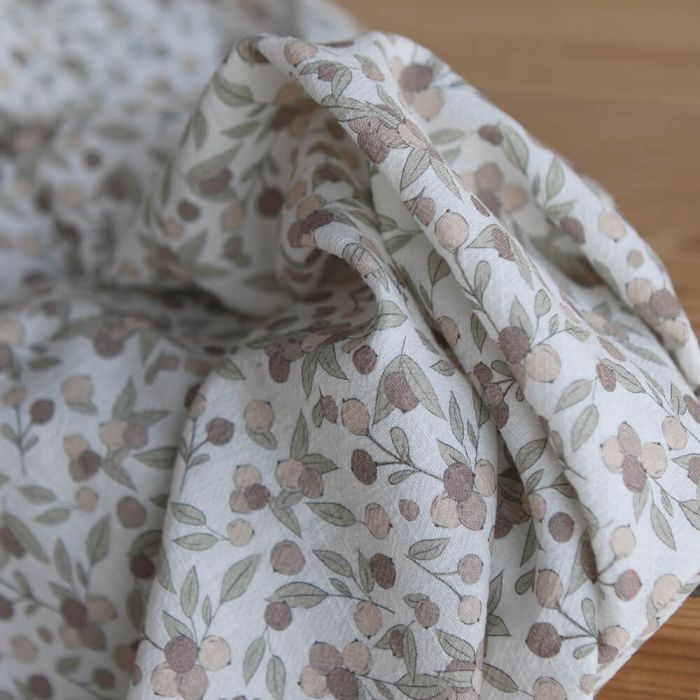 Hind full - Coton lavé bio motif exclusif nautre