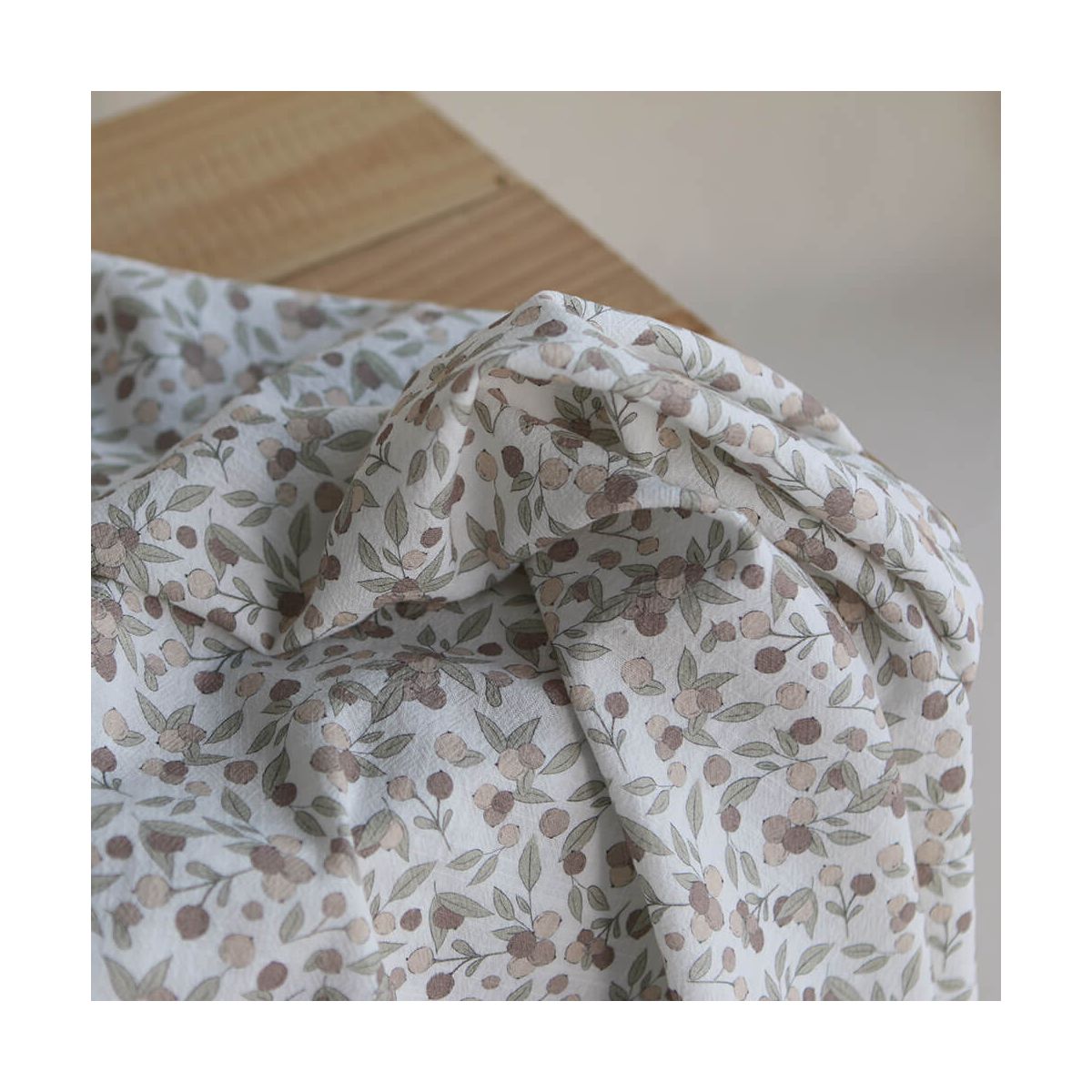 Hind full - Coton lavé bio motif exclusif nautre