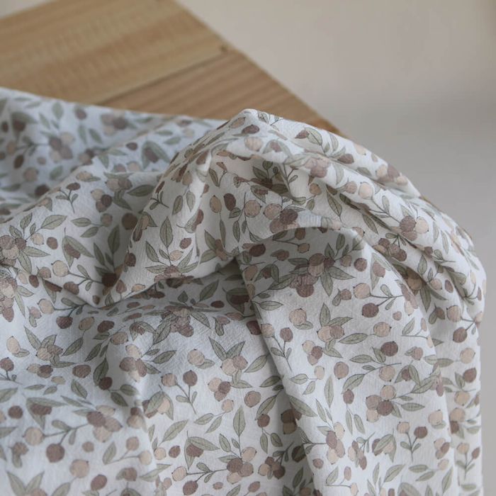 Hind full - Coton lavé bio motif exclusif nautre