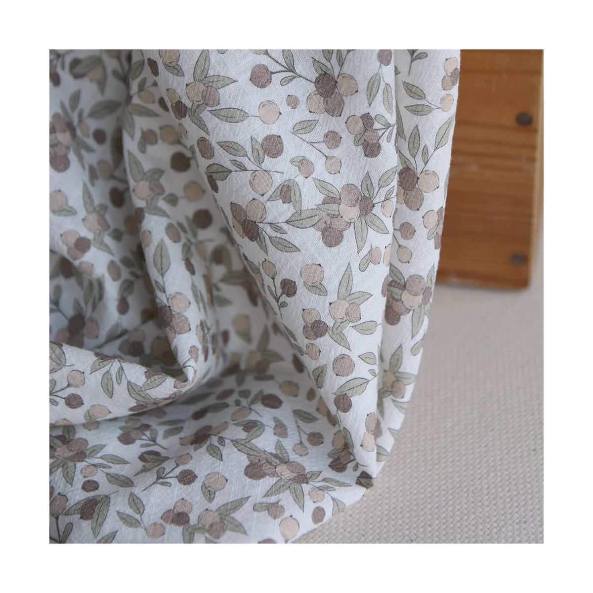 Hind full - Coton lavé bio motif exclusif nautre
