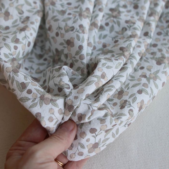 Hind full - Coton lavé bio motif exclusif nautre