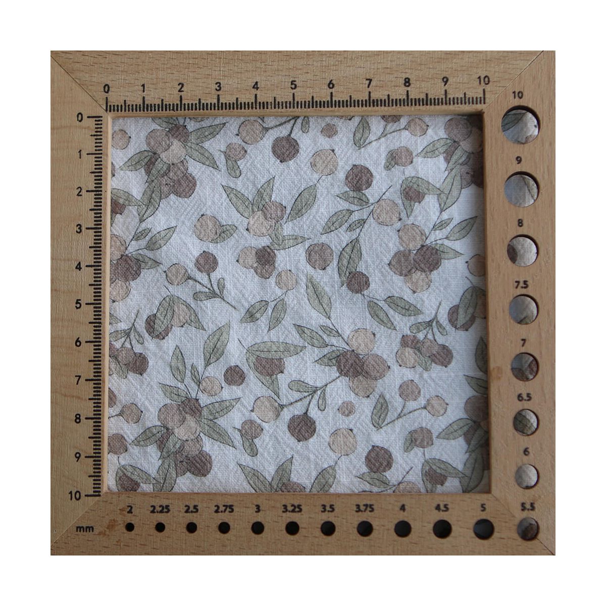 Hind full - Coton lavé bio motif exclusif nautre