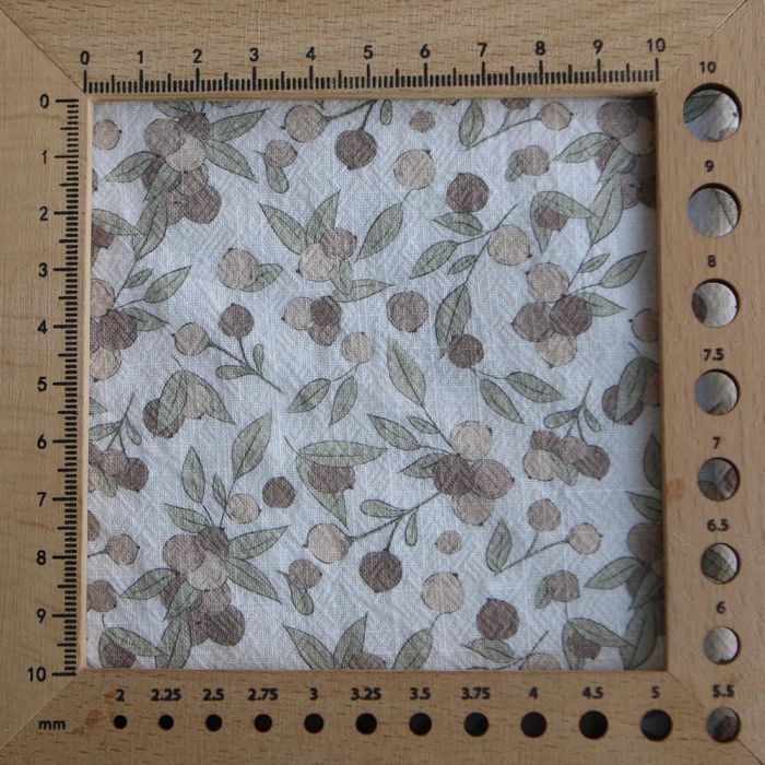 Hind full - Coton lavé bio motif exclusif nautre