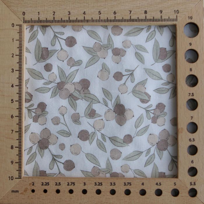 Hind Full - Popeline douce coton BIO organique fond blanc lait exclusif nature
