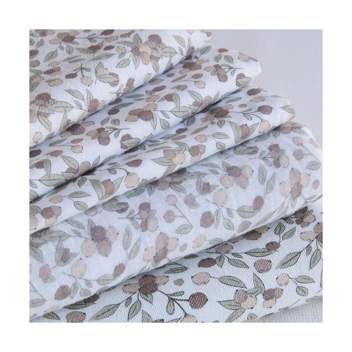 Hind Full - Popeline douce coton BIO organique fond blanc lait exclusif nature